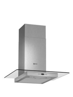 Neff D86Eh52N0B 60Cm Built-In Chimney Cooker Hood - Stainless Steel